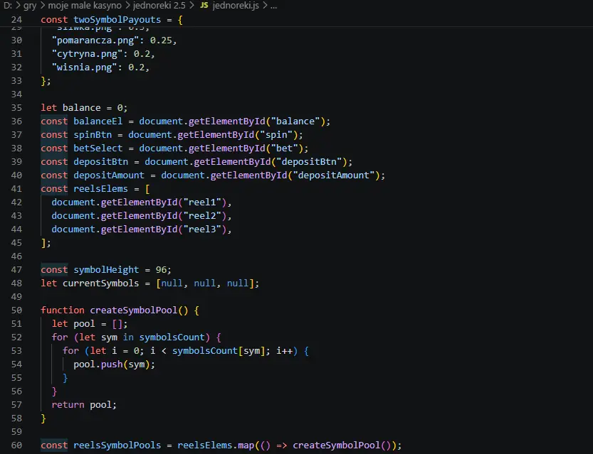 Slot engine logic preview — pure JavaScript implementation
